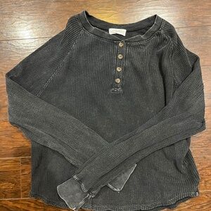 Carly Jean Los Angeles Henley Charcoal
